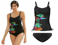 107T Bonprix tankini komplet strój kostium kąpielowy dwuczęściowy 44 85D