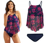 P28T Bonprix tankini komplet strój kostium kąpielowy dwuczęściowy 40