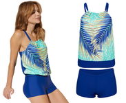 P21T Bonprix tankini komplet strój kostium kąpielowy dwuczęściowy 50