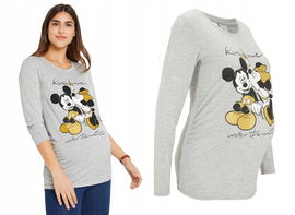 55T Bonprix bluzka ciążowa długi rękaw print Disney Myszka Miki 48/50