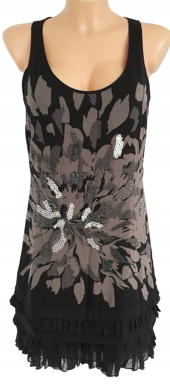 42T Ted Baker tunika sukienka 100% silk jedwab 34