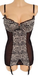 34T Ann Summers koszula nocna gorset z paskami do pończoch 38 M