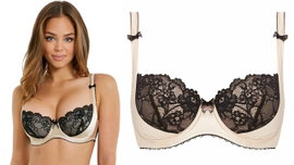 16T Figleaves biustonosz usztywniany z fiszbinami Lulu Tout Antoinette 70H