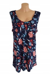 31T Dorothy Perkins tunika bluzka kwiaty fason prosty 44 2XL