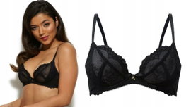 11T Gossard biustonosz koronkowy miękki z fiszbinami 100B