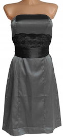 25T Vero Moda sukienka wieczorowa trapezowa strapless 36 8 S