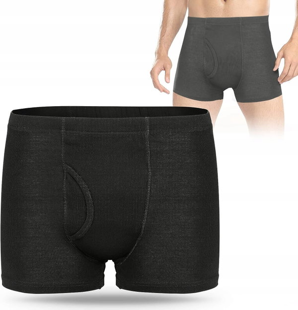 CARER Majtki Bokserki czarny rozmiar 3XL
