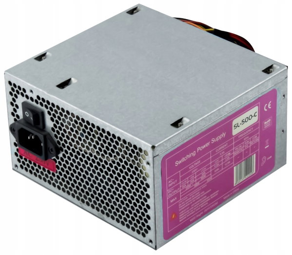 ZASILACZ SL-500-C 500W ATX 24-PIN SATA MOLEX FDD