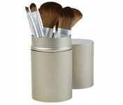 profesjonalne pędzle do makijażu make up w pudełku beauty POWYSTAWOWY