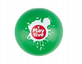 Gumowa skacząca piłka do wody odbijająca się od wody 9cm Zielona