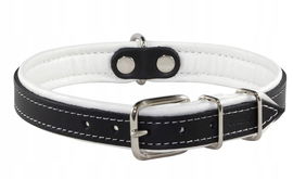 Corspet Wysokiej jakości skórzana obroża dla psa - miękka, wyściełana L