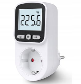 Miernik prądu do gniazdka Watomierz Biały POWYSTAWOWY