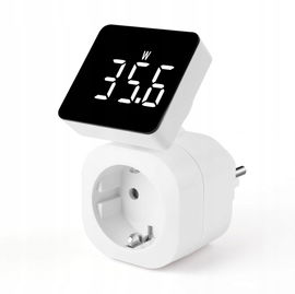 Miernik zużycia prądu, gniazdko, miernik kosztów energii