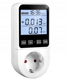 MECHEER Licznik prądu do gniazdka, 8 trybów, miernik kosztów energii