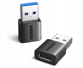 UGREEN adapter USB-C na jack 3,5 mm + USB-C PD ładowanie audio 2 SZTUKI