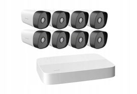 System nadzoru wizyjnego 8 urządzeń do użytku zewnętrznego ZESTAW BEZ DYSKU