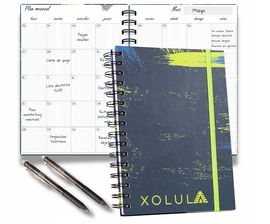 XOLULA - Notatnik A5 + planer wielokrotnego użytku, Notatnik A5