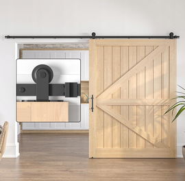 SANKEYTEW Zestaw do drzwi przesuwnych 396 cm