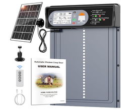 Automatyczne drzwi do kurnika z wyświetlaczem LED