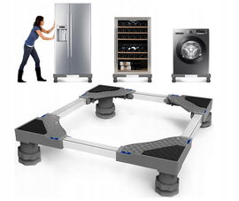 NIUXX Podstawa pralki z 4 nóżkami do pralki, lodówki i suszarki 42-65 cm