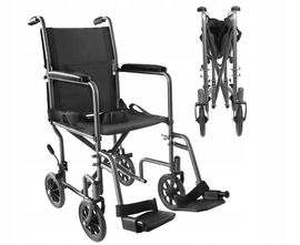 PEPE Mobility Lekki składany wózek inwalidzki (wąskie siedzisko 38 cm)