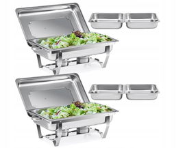 Wilprep Chafing Dish zestaw do podgrzewania potraw POWYSTAWOWY