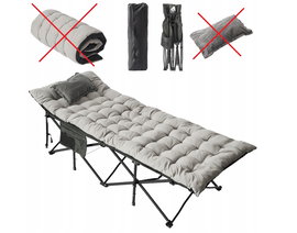 FLYCOOP ŁÓŻKO POLOWE SKŁADANE ŁÓŻKO TURYSTYCZNE 200 x 80 cm POWYSTAWOWY