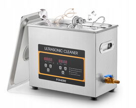 Myjka ultradźwiękowa 6,5 L, stal nierdzewna 304, z timerem ogrzewania