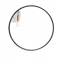 zenmag Okrągłe lustro ścienne, 50 x 50 cm, z wysokiej jakości USZKODZONY