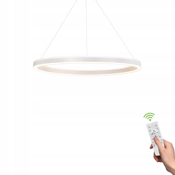 Okrągła Nowoczesna Lampa Wisząca LED 3000K-6000K (Ø60cm)