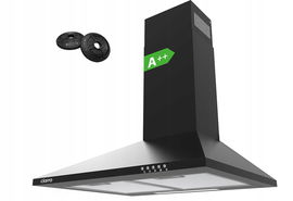 Okap kuchenny Ciarra CBCB6201 60 cm 380 m³/h 3 poziomy mocy Czarny