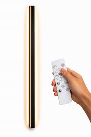 LANMOU Lampa ścienna LED długa czarna 3000K 18W 80 CM