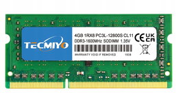 TECMIYO 4 GB 1RX8 PC3L-12800S DDR3 1600 MHz