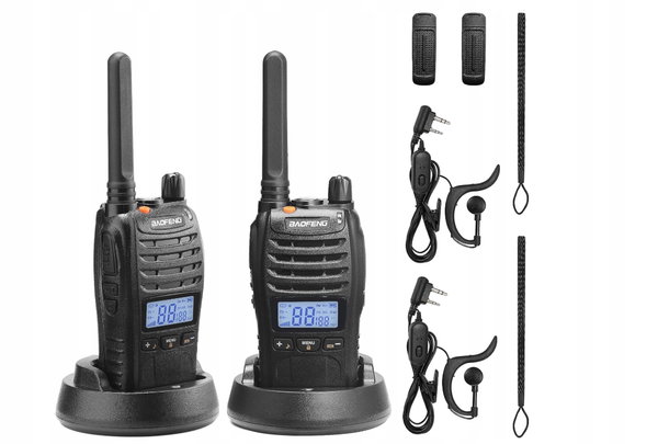 BAOFENG BF-88ST Pro PMR446 Walkie Talkie, ulepszone, dalekiego zasięgu