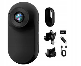 Kamera sportowa 360°, mini kamera Action Cam1080p i 32 GB pamięci