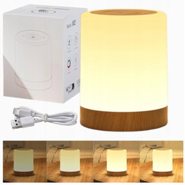 LAMPKA NOCNA LED DOTYKOWA 256 KOLORÓW 3 TRYBY USZKODZONY