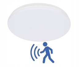 Lampa sufitowa LED z czujnikiem ruchu radar 15 W, 4000 K, IP44 USZKODZONY