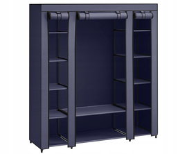 Szafa z tkaniny, szafa na ubrania, 45 x 150 x 175 cm SONGMICS LSF003I02
