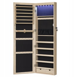 Szafka na biżuterię, szafka wisząca na naszyjniki SONGMICS JJC093M01