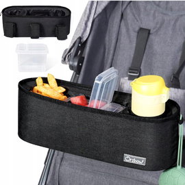 Orzbow Uniwersalna taca na przekąski do wózka , izolowany uchwyt na kubek