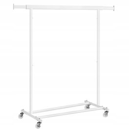 Wieszak na ubrania na kółkach, wytrzymały drążek Songmics HSR013W01