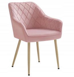 Krzesło tapicerowane aksamitem, 120 kg 60 x 62,5 x 85 cm SONGMICS LDC088R01