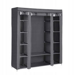 Szafa na ubrania, szafa z materiału 150 x 45 x 175 cm SONGMICS LSF03G