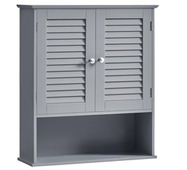 Szafka łazienkowa drzwi i otwarta półka 20 x 60 x 70 cm Vasagle BBC027P36