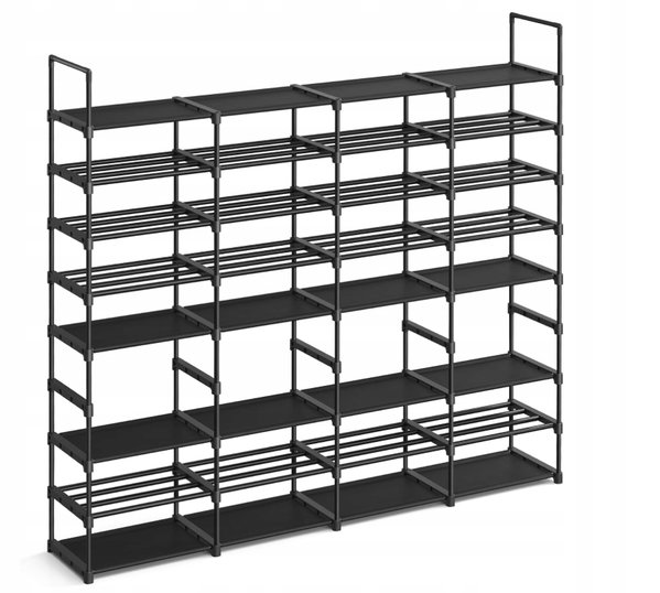 Regulowany stojak na buty, 8-poziomowy organizer na buty SONGMICS LSA419B01