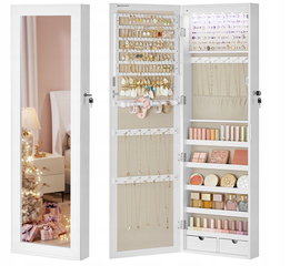 SONGMICS Szafka na biżuterię, szafka wisząca na naszyjniki Greece JJC093W01