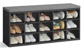 Ławka na buty z siedziskiem 30 x 105 x 48 cm VASAGLE LHS015B02 POWYSTAWOWY