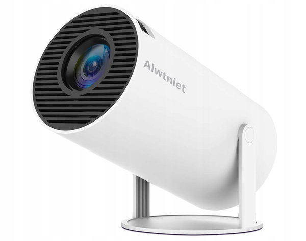 Projektor 4K 1080P Full HD, Alwtniet HY300 Android 5G WiFi BT POWYSTAWOWY