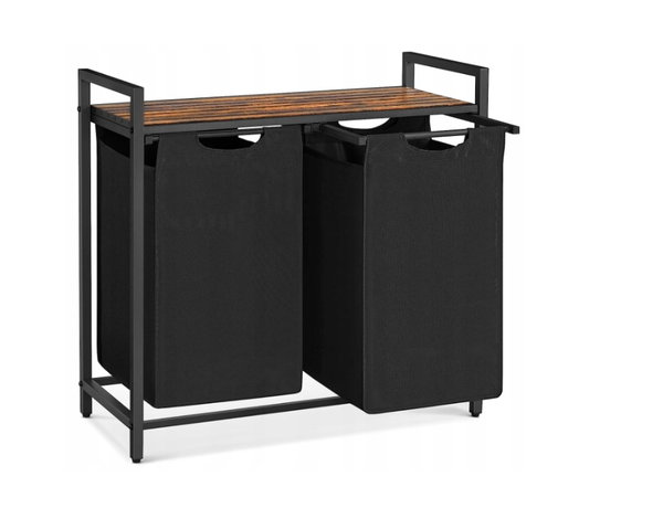 Kosz na pranie, 2 x 46L, 73 x 33 x 72 cm VASAGLE BLH201B01V2