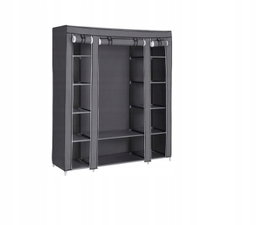 Szafa na ubrania, szafa z materiału 150 x 45 x 175 cm SONGMICS LSF03G
